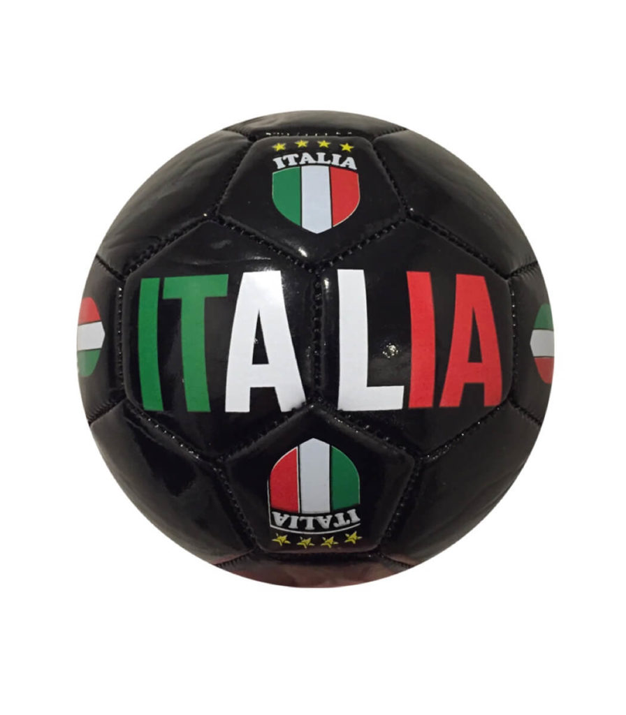 Italia Small Soccer Ball - Black | Oracle Trading Inc.